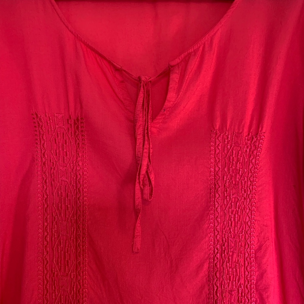 Pink Embroidered Tunic - Picture 3 of 5